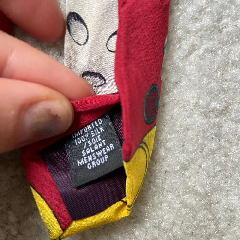 Vintage Collectable 1958 100% Silk Peanuts Snoopy Sports Tie